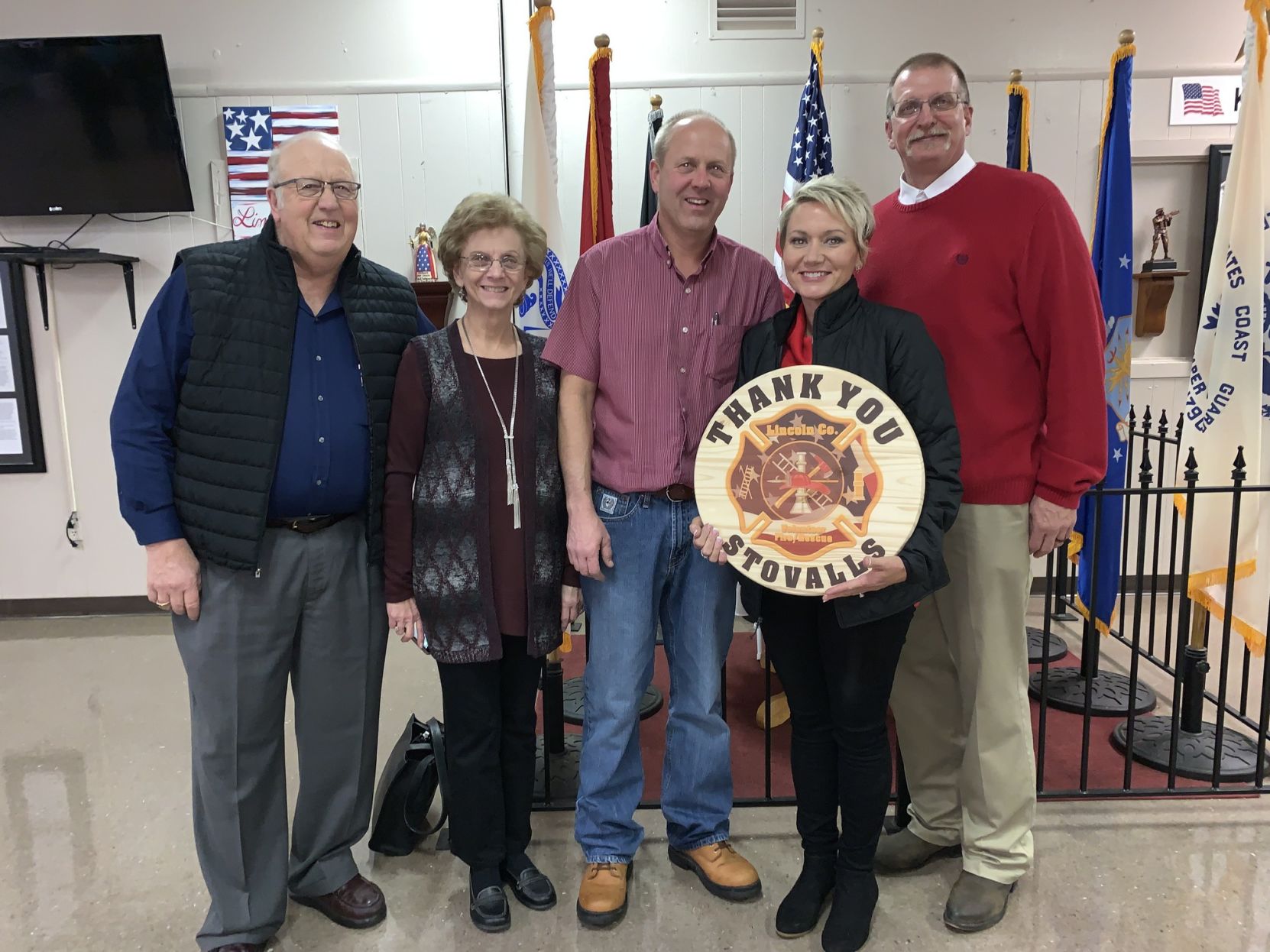 Stovall's honored